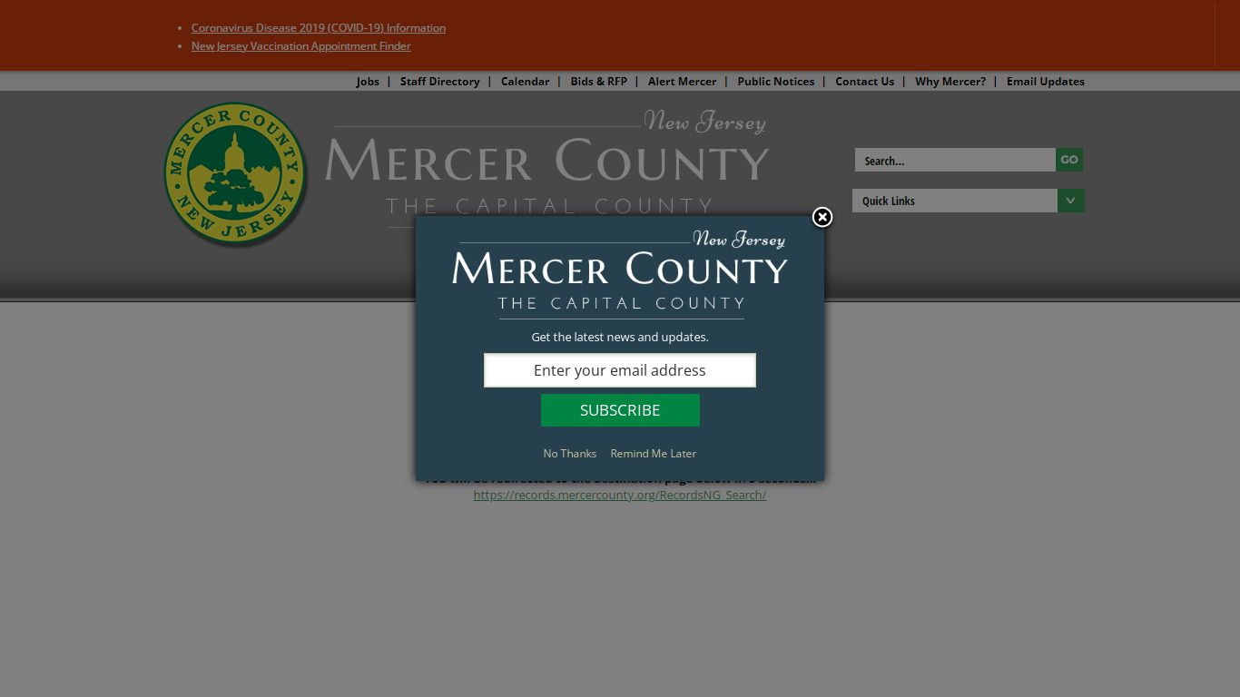 Property Records Search | Mercer County, NJ